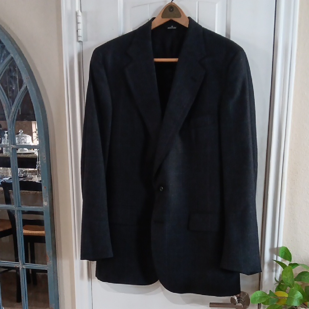 Ralph Lauren Faint Window Pane Check Woolmark Blazer